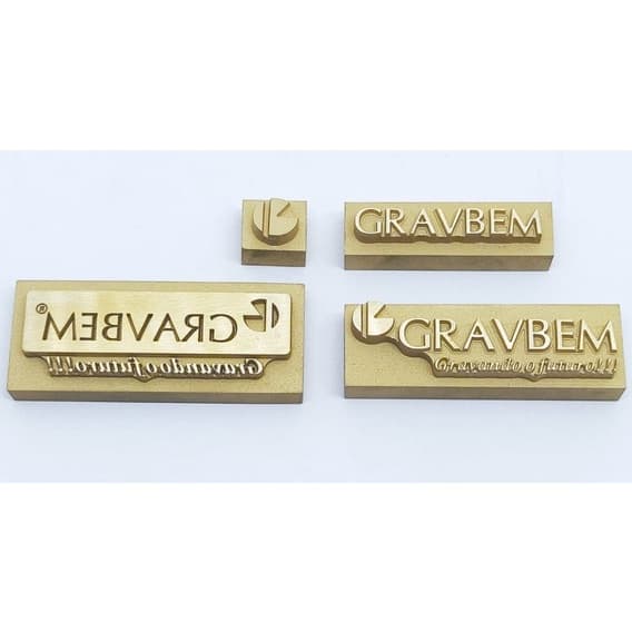 Clichê Carimbo em varios tamanhos