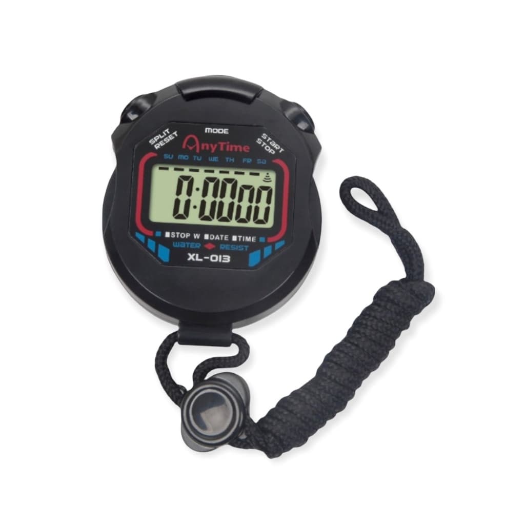 Cronômetro digital progressivo de mão bolso esportivo academia com alça