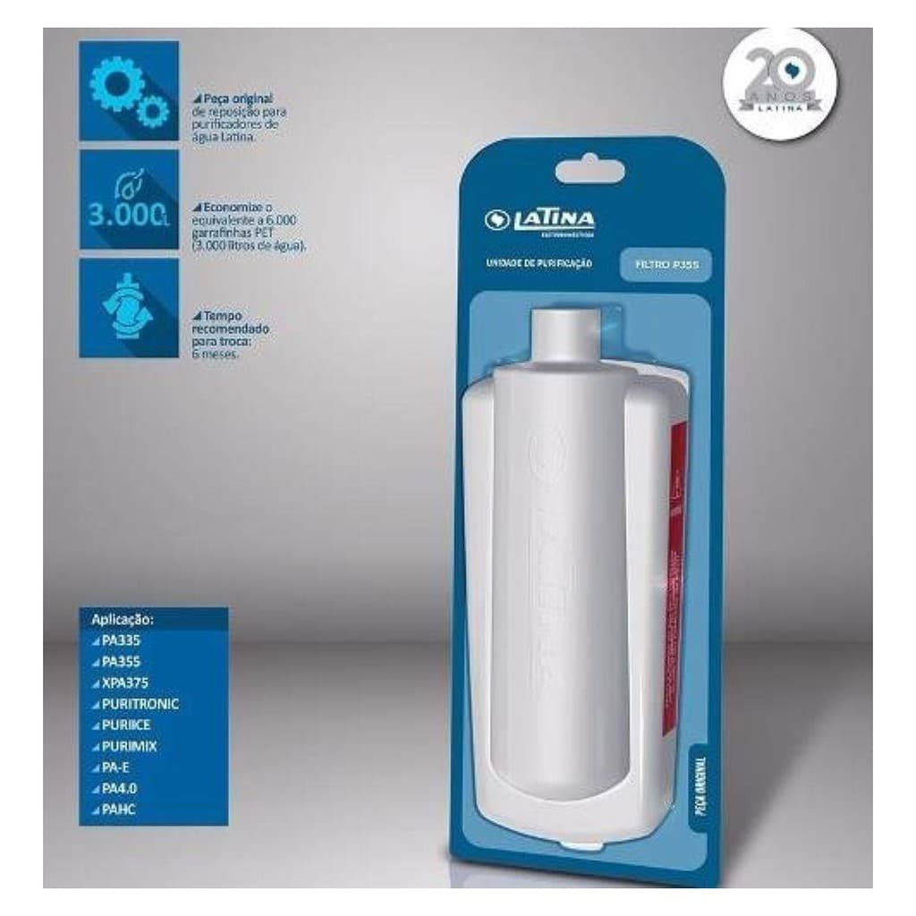 Refil Filtro Latina Puritronic P355  Original