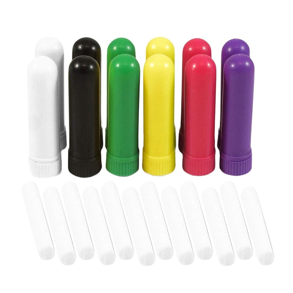 Inalador aromaterapia 5/10 unidades cheirinho de nariz com refil