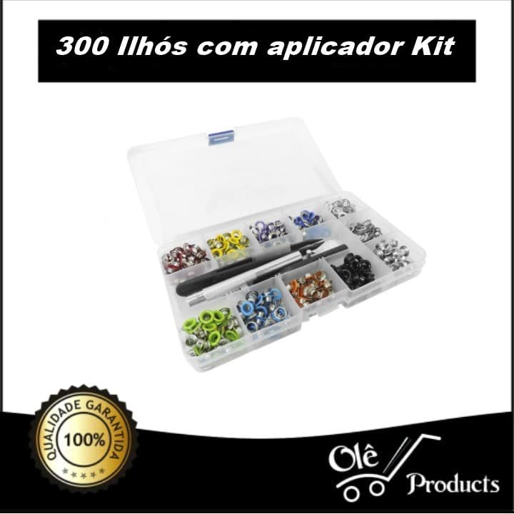 300 Ilhós com aplicador Kit