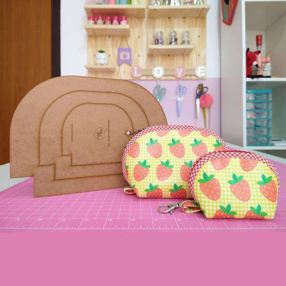 Nécessaire Meia Lua - Arte da Bê