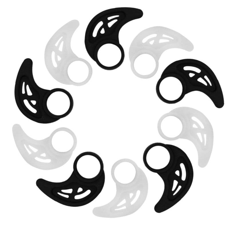 Atualizado Borracha Anti-Queda Ganchos Ouvido À Prova Choque Para Fone