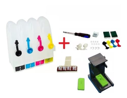 Kit Bulk Ink Impressora Advantage Cartucho 2874 662 664 60 122 2676 667 901 Completo