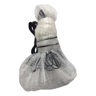 Tarrafa 40x20x10 Fio 0,40 Malha 20 Com 1,70m De Altura De 10 Metros Para Lambari ,peixe Rei,tilapia