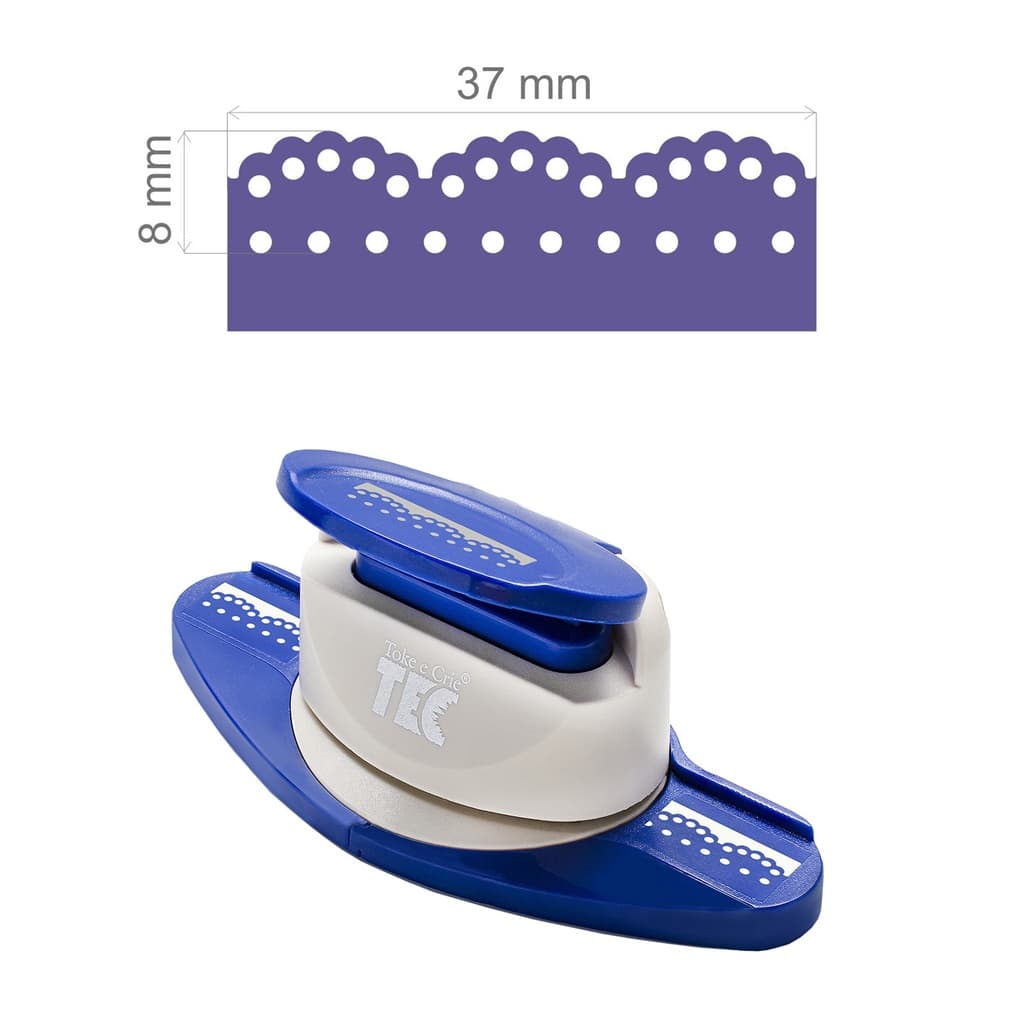 Furador Scrapbook Borda Contínua Pontos - Toke e Crie