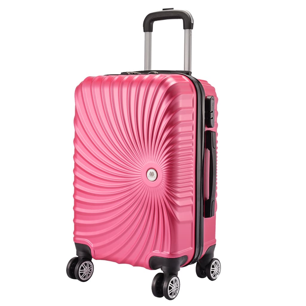 Mala de Bordo Viagem Pequena ABS - (55 x 35 x 22cm) C/ 4 Rodinhas 360º - (Regulamentação ANAC)