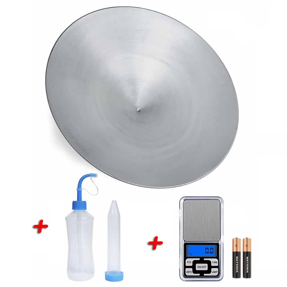 Kit Bateia de Garimpo Tradicional 44cm Para Ouro + Balança Precisão + Sugador