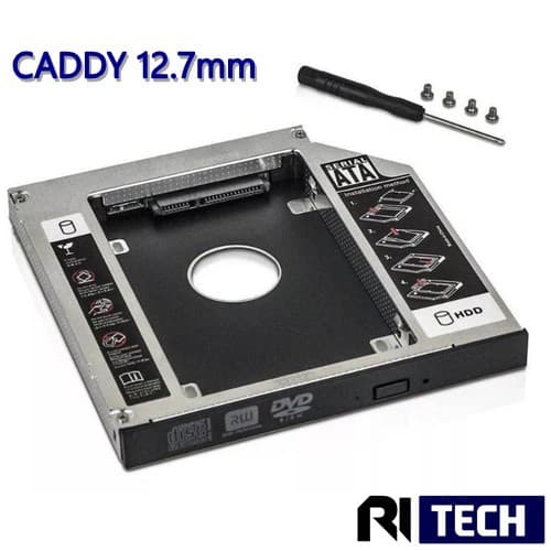 Adaptador Caddy 12,7mm para Notebook - remova gravadora do notebook