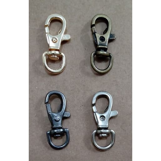 04 pçs Mosquetão para bolsa e artesanato em geral.