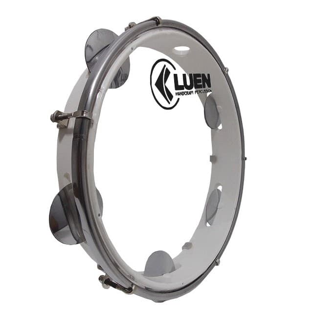 Pandeiro 10" Polegadas Pele Cristal Luen Promoção Profissional