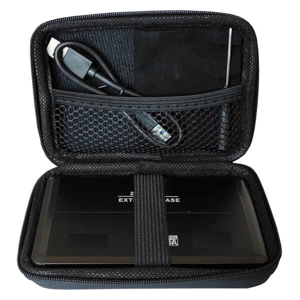 Capa Case Protetora para HD Externo Rígida Preta