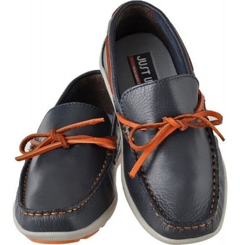 Mocassim Infantil Just Walk - 	5001 - Marinho Com Laranja