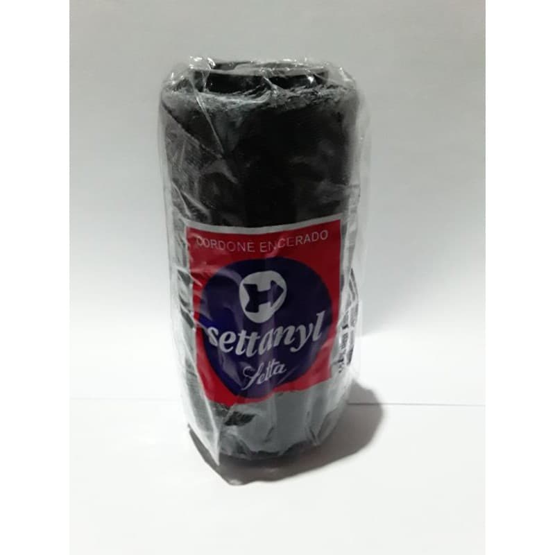 FIO ENCERADO CORDONÊ COR  - Preto  -100 METROS