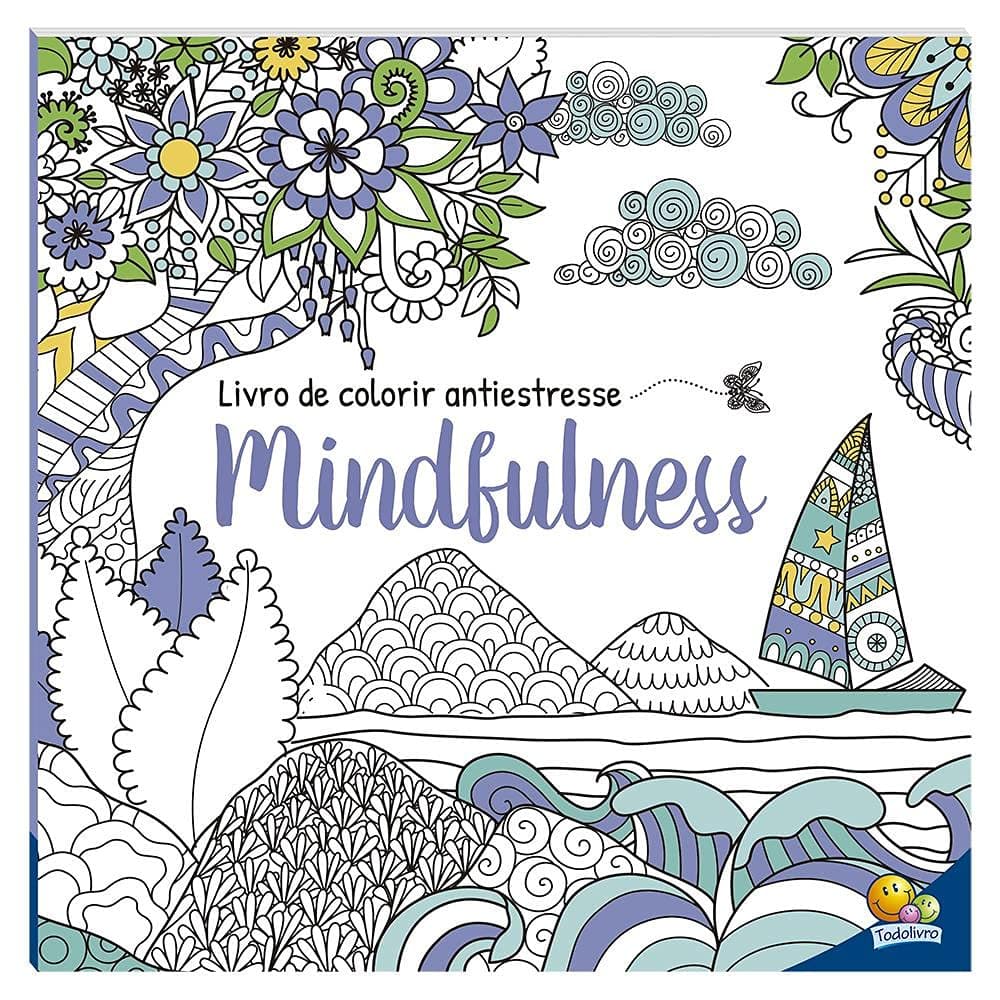 Livro Antiestresse Para Colorir Arteterapia Mindfulness