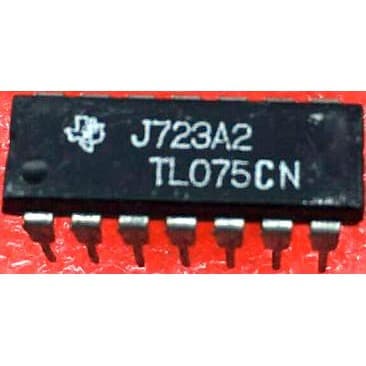 Tl075cn -Tl075 - Tl075c - PRE PARA RECEIVER - EQUALIZADOR -  Cygnus  - GRADIENTE - polyvox - SONY - DENON -YAMAHA - SANSUI - CCE - PHILIPS - MARANTZ - KENWOOD - AKAI  - JVC - ETC FET Operational Amplifier, quad -  lo-noise - ALTA FIDELIDADE. Amplificador