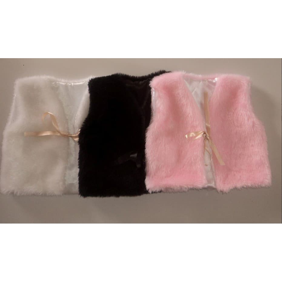 Colete De Pele Pelo Infantil Menina Rn ao 12 Anos varias cores
