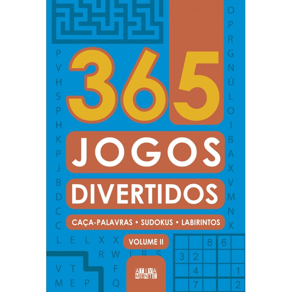 Livro - 365 Jogos divertidos - volume II - Capa comum - Ativamente