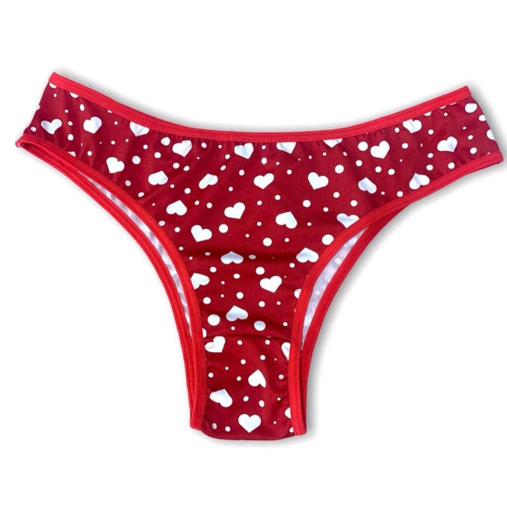 Kit 5 Calcinha Conforto Tanga Lisas e Estampadas de Microfibra.