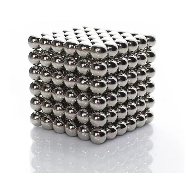 Neocubo Cubo Magnético 216 Esferas Imã Neodímio 5mm + Lata