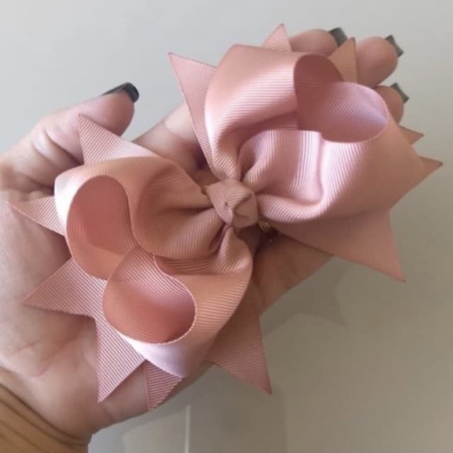 Laço Boutique Grande Com e Sem Nó Oferta Infantil Menina Cabelo