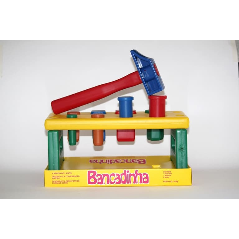 Brinquedo Psicopedagógico para montar modelo Bancadinha