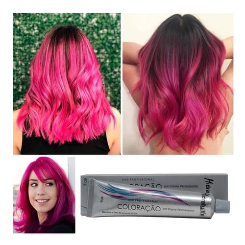 Tinta De Cabelo Pink - Mairibel Tintura Profissional