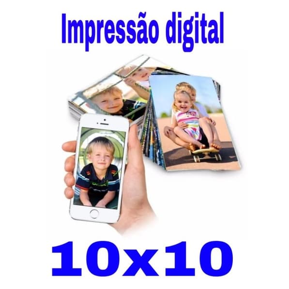 Impressão De Fotos Digitais 10x10 (mínimo 10 Fotos)