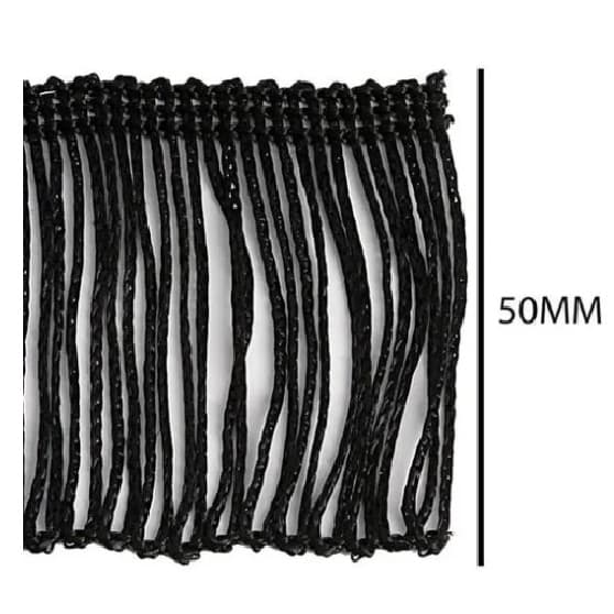 Franja De Tecido 5 Cm Artesanato - Rolo Com 10 Metros