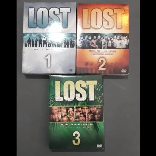 SÉRIES - LOST 2004 TEMP 1-2-3