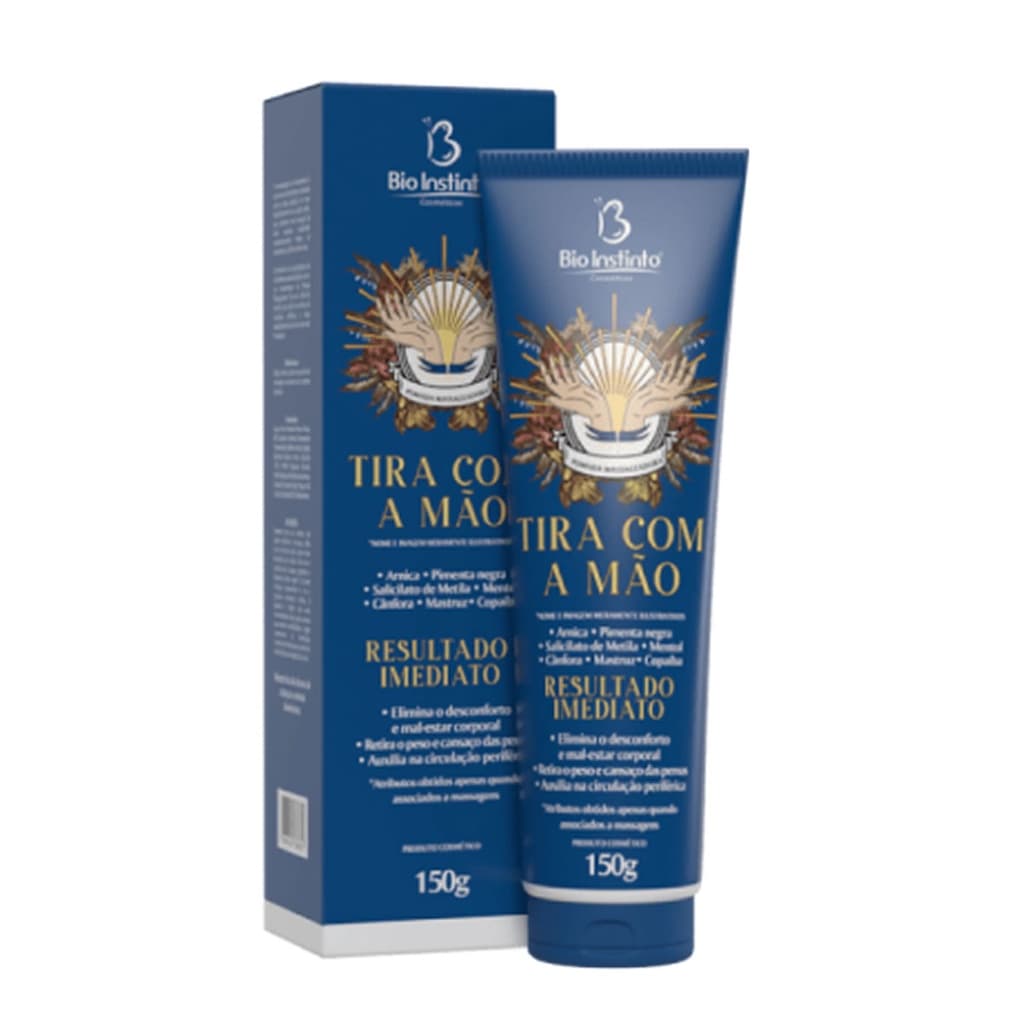 Pomada Massageadora  Tira com a Mão 150g - Bio Instinto