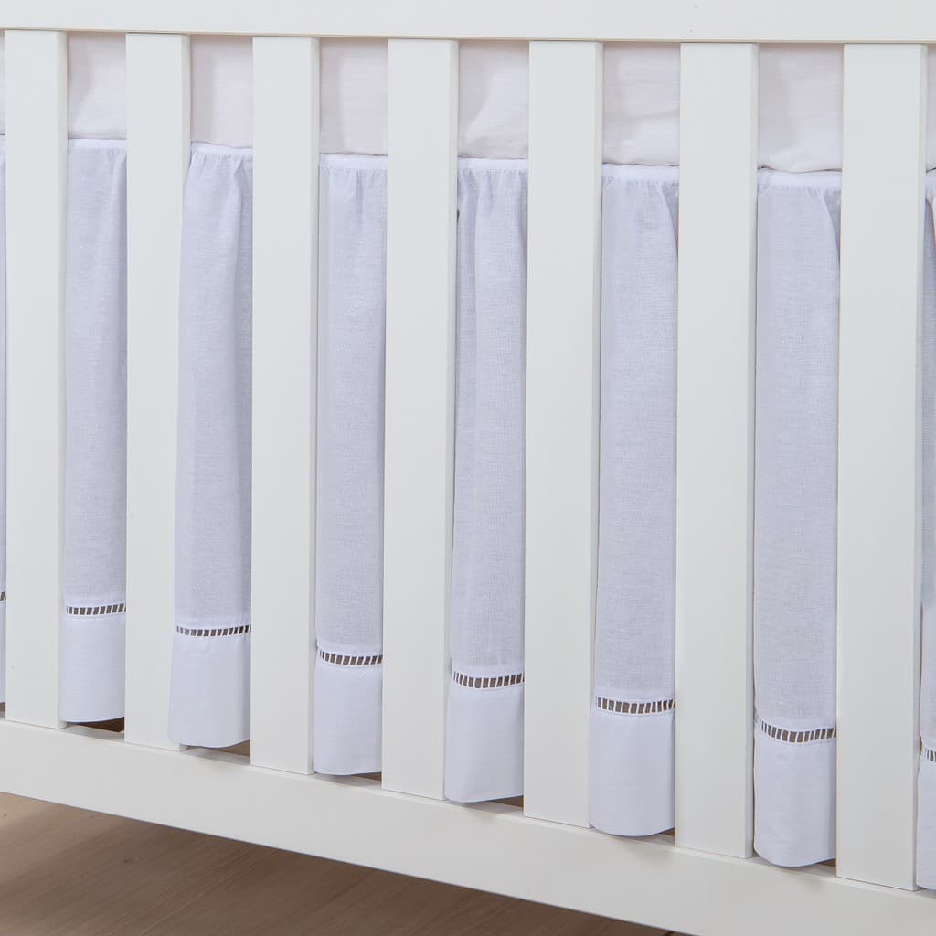 Saia de Berço Padrão Americano ou Nacional com Ponto Palito