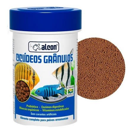 Ração para peixes Alcon ciclideos granulos 55g