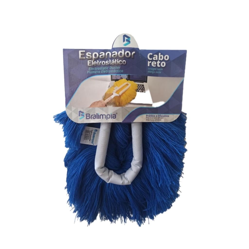 Espanador Eletrostático Azul - MVEE605AZ - Bralimpia