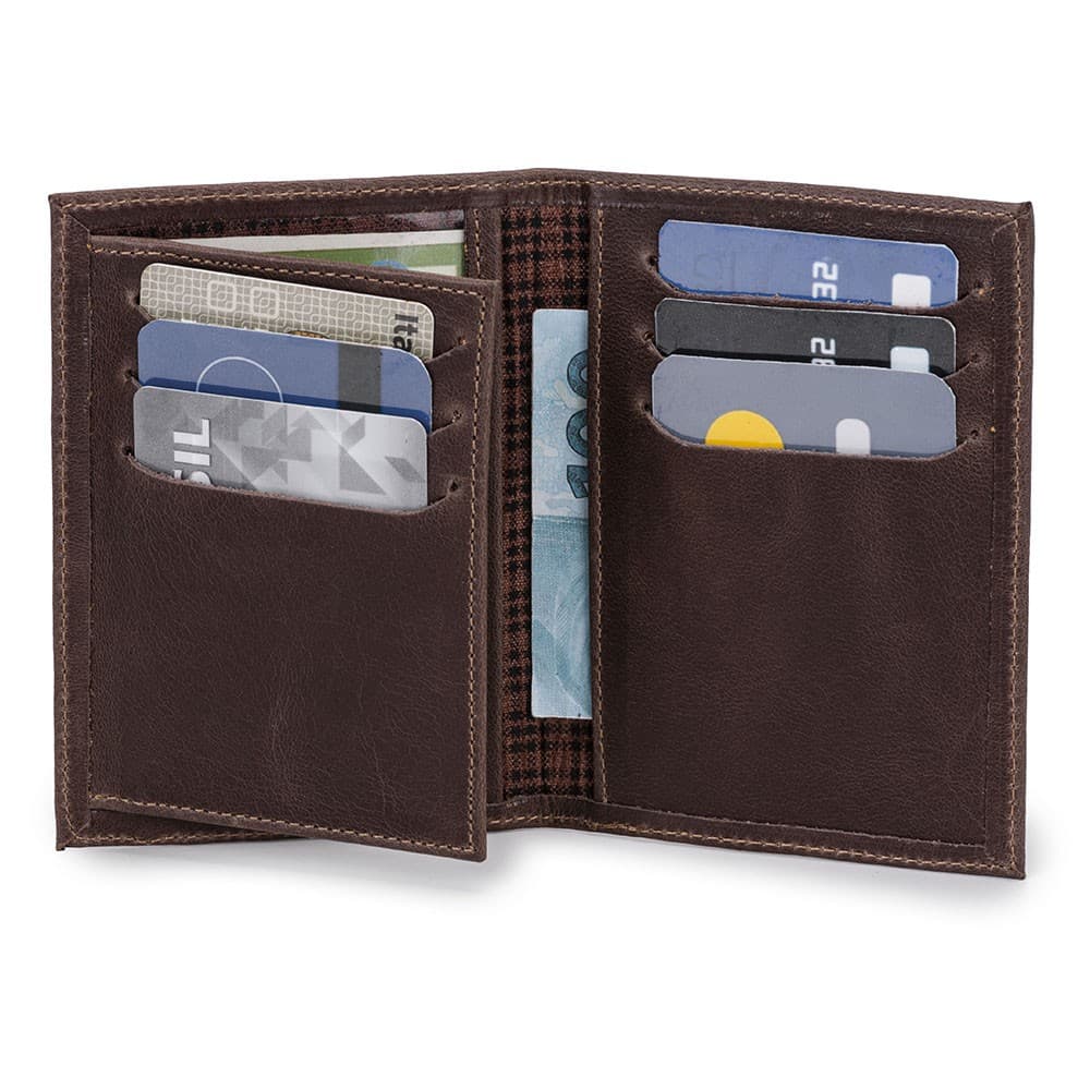 Porta Documentos Crlv/rg/cnh/cartões/cédulas c/visor Couro Legítimo