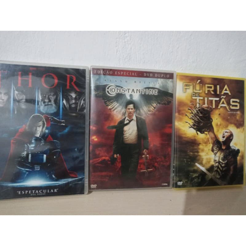 Coração Valente ( duplo) + Thor + Constantine ( Edição especial , duplo) +Fúria de Titãs.