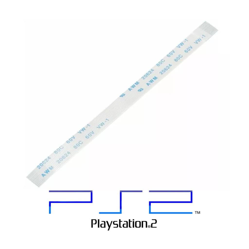 Cabo Flat Ps2 Fat Power Reset Modelo 50000