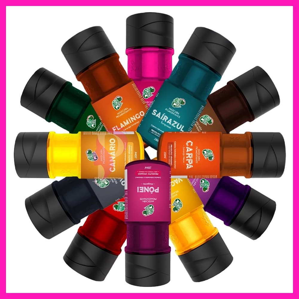 Kamaleão Color Tonalizantes 150ml Máscara Pigmentante (Tinta de Cabelo)- Extremamente hidratante.