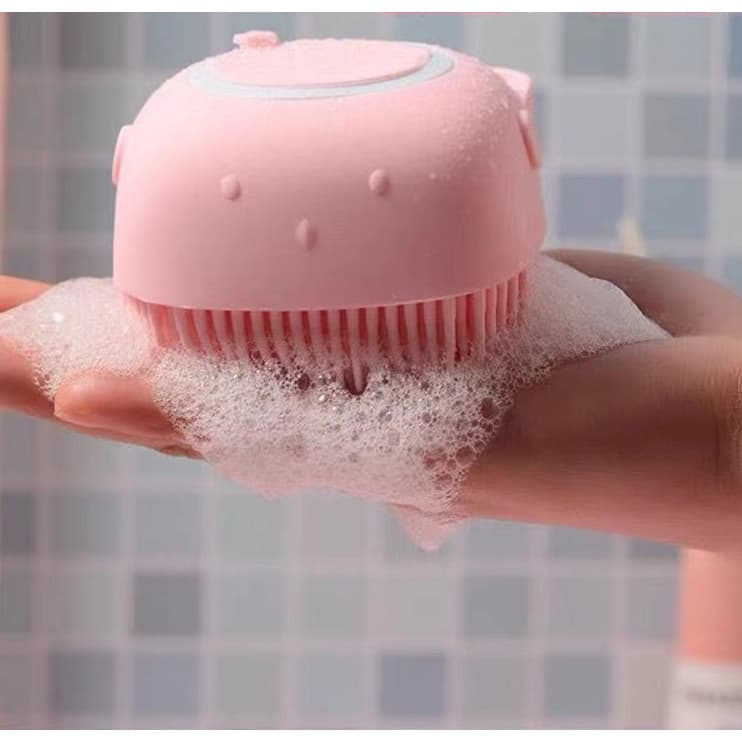 Esponja De Silicone Para Banho Para Crianças Adultos e Pets