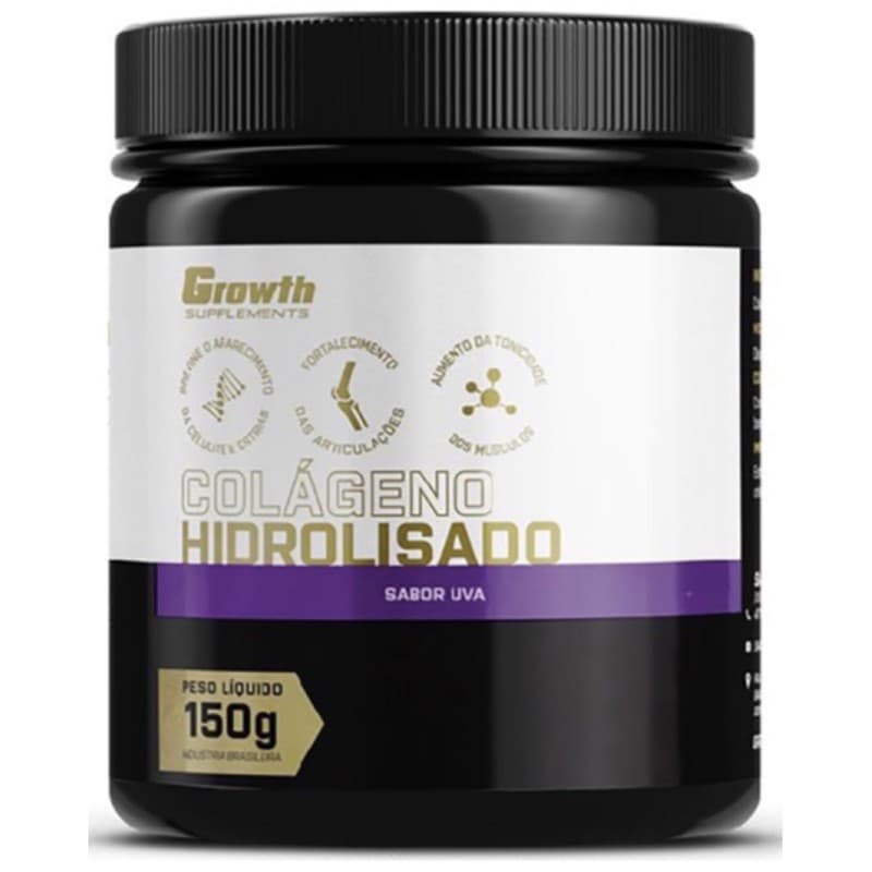 Colageno Hidrolisado em Pó 150g - Growth Suplementos