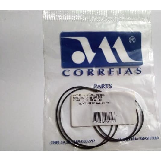 Correias tape deck Sony Lbt 30w 32w