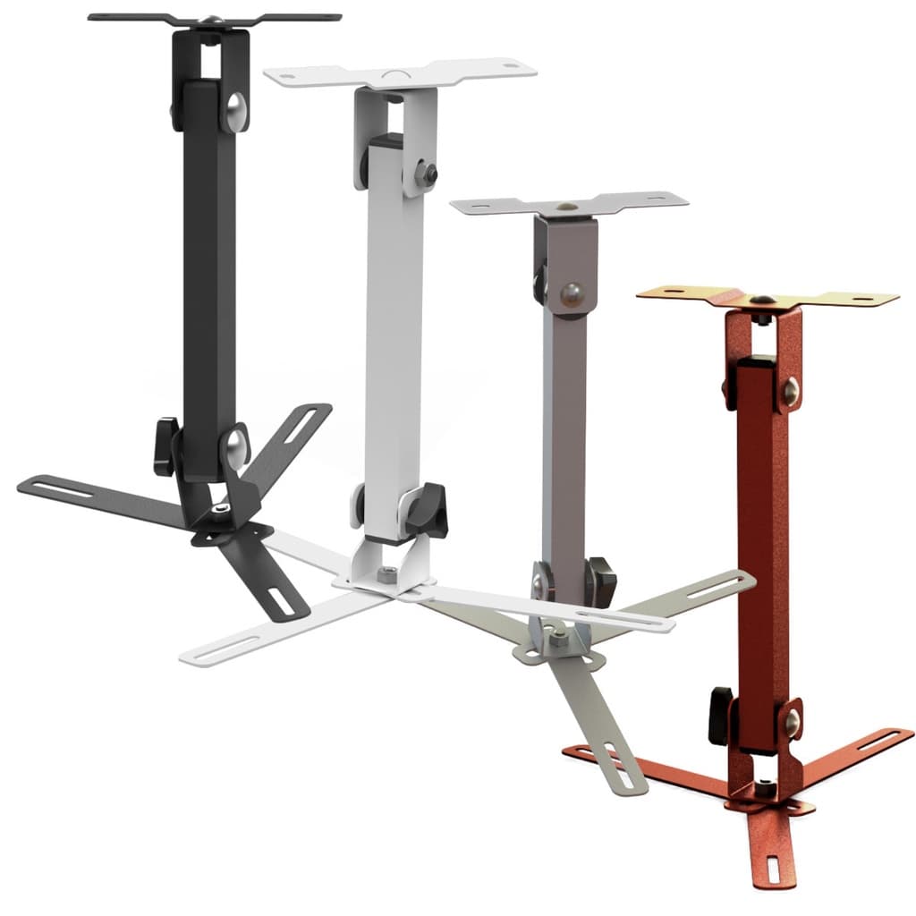 SUPORTE PROJETOR TETO MINI LED DATASHOW BRAÇO EXTENSOR 20 CM