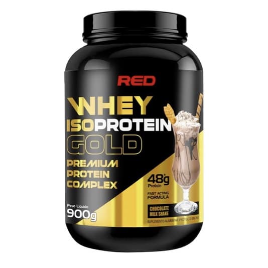 Whey Isoprotein Gold - Whey Protein Isolado e Concentrado 900g - Red Series