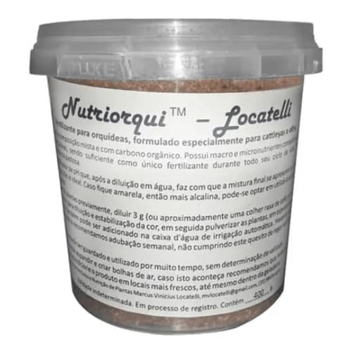 Fertilizante Profissional Nutriorqui 400g Orquídeas Adubo