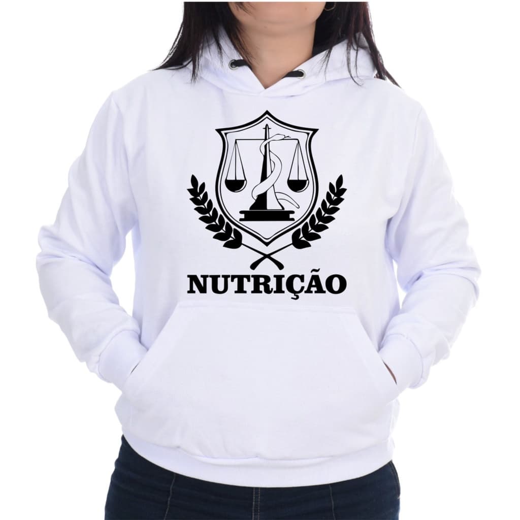 Blusa Moletom Canguru Flanelado Unissex Casaco de Frio Nutrição
