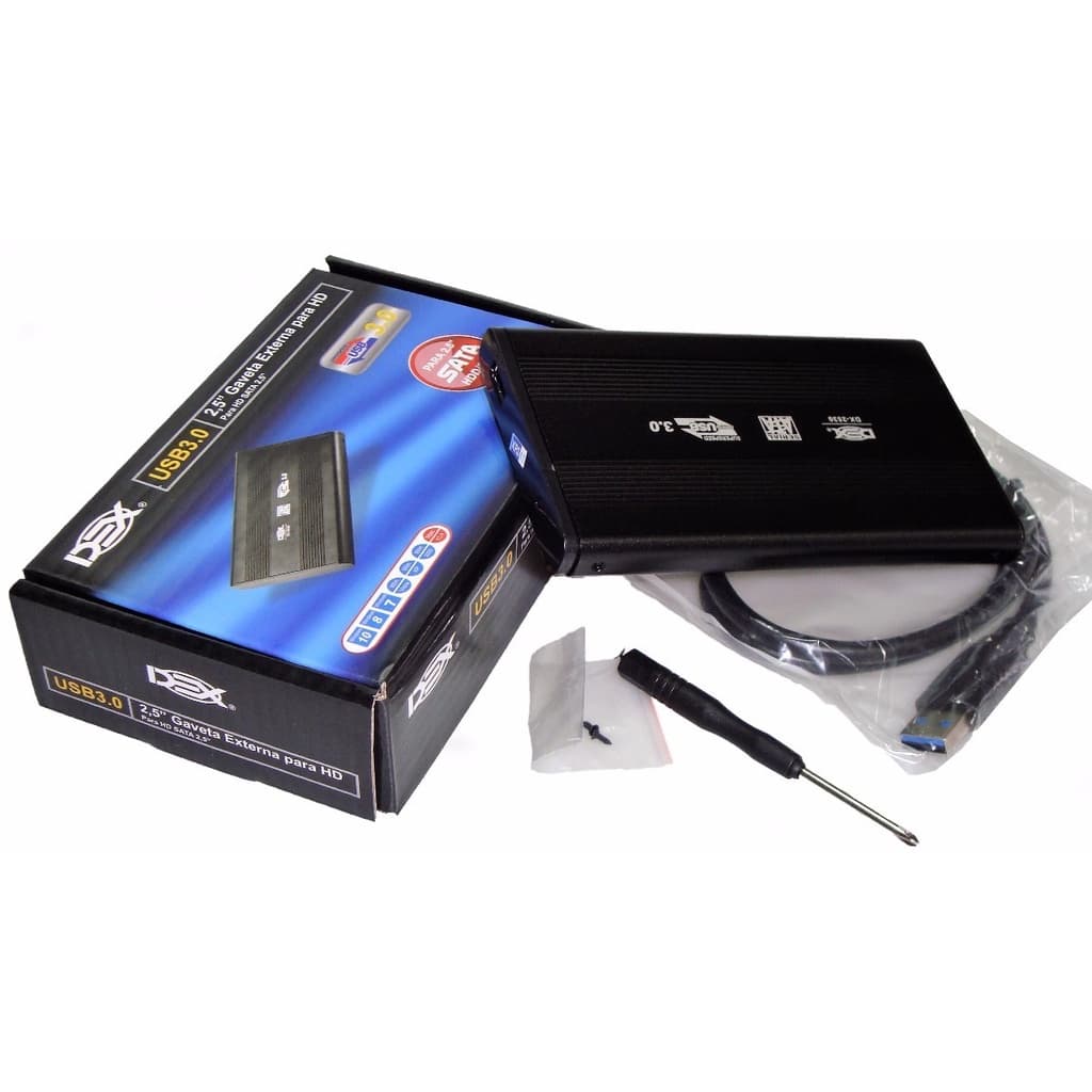 gaveta Case 3.0 Externa Hd Sata Ssd Notebook 2.5 Xbox One Ps4 T30