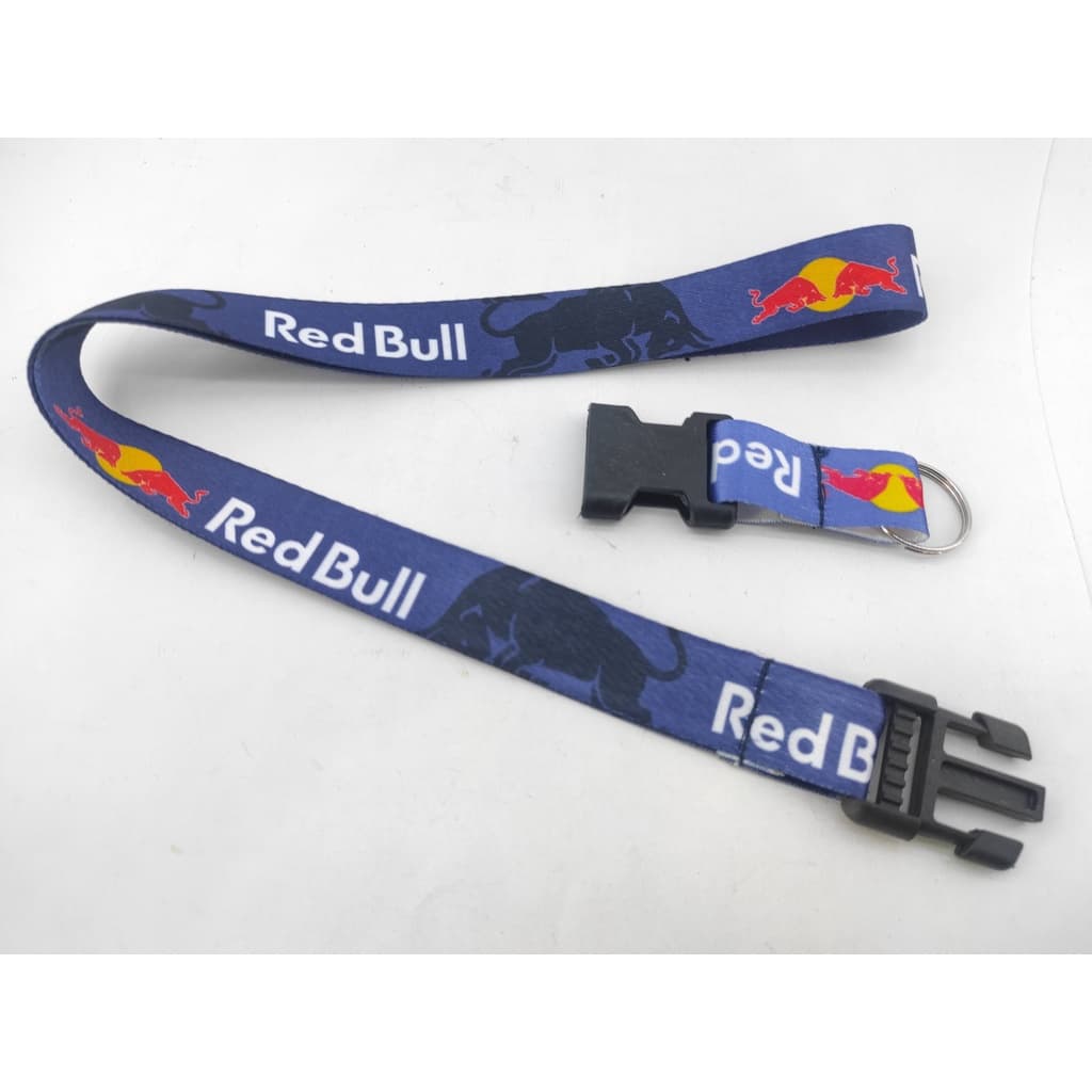 Cordão para pescoço REDBULL Clássico chaveiro Tirante com engate rápido para moto crachá