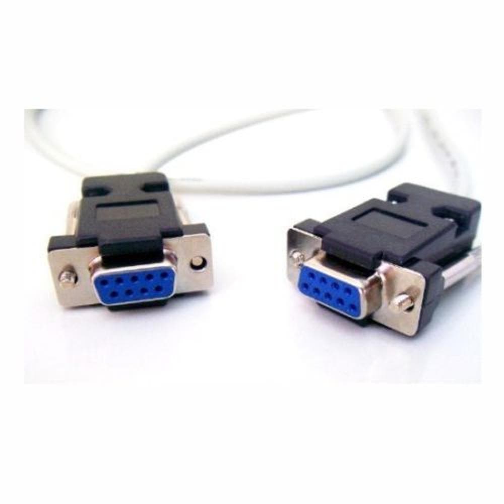 Cabo Recovery Atualização Serial Db9 Rs 232 Fêmea X Fêmea = 9 pinos = tx rx = console = backup recuperação de dados