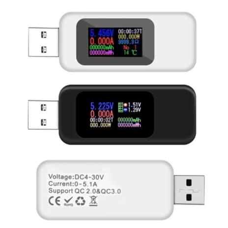 USB MULTIFUNÇÃO Keweisi  KWS-MX18 - 10 EM 1 TESTADOR COMPLETO - NO BRASIL