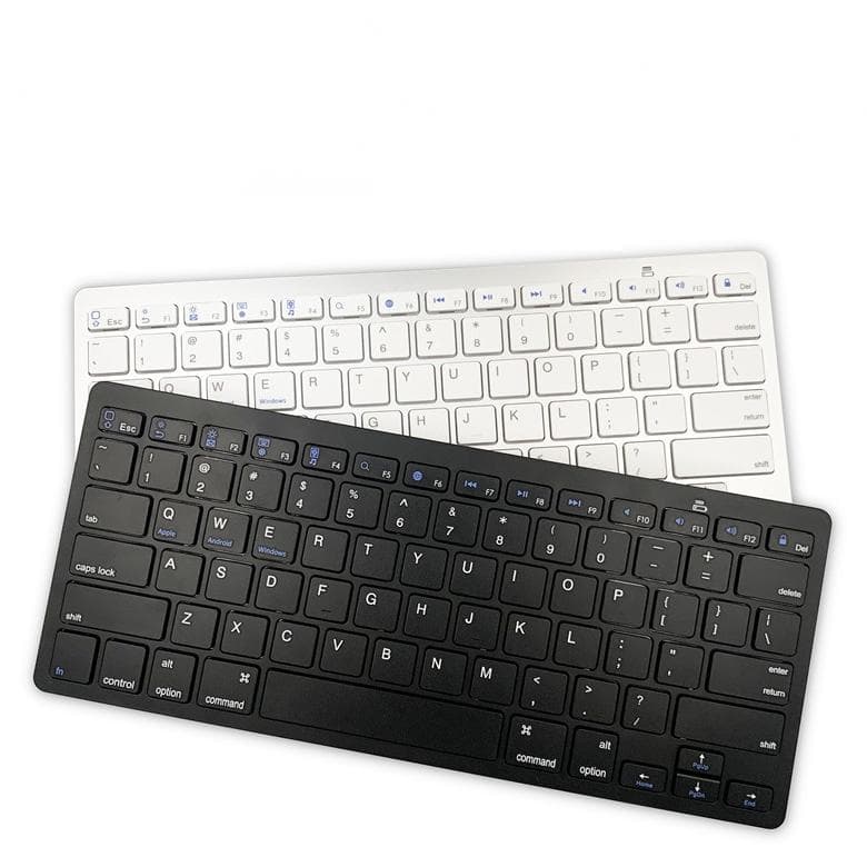 Xtrad Teclado ultra fino sem fio Bluetooth para PC Tablet Celular Smart TV HK8300